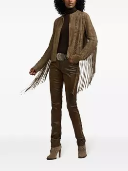 Ralph Lauren Collection куртка на пуговицах, коричневый