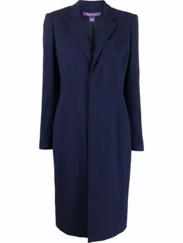 Ralph Lauren Collection платье-блейзер Kailyn с длинными рукавами, синий