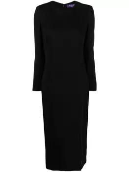 Ralph Lauren Collection платье макси Zinna с длинными рукавами, черный