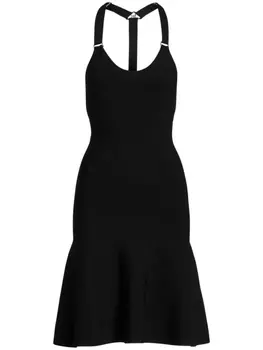 Ralph Lauren Collection платье с U-образным вырезом, черный