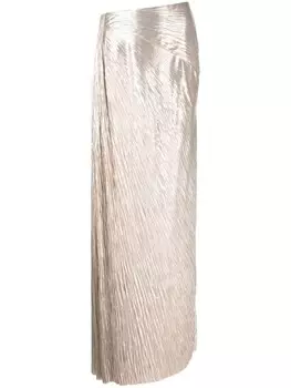 Ralph Lauren Collection плиссированная юбка макси Duvall, золотой