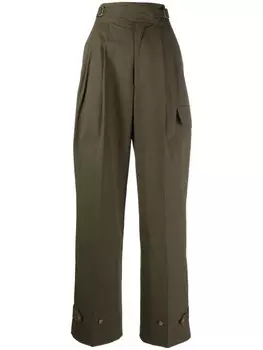 Ralph Lauren Collection прямые брюки, зеленый