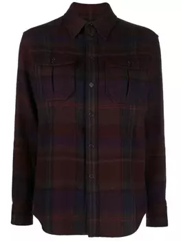Ralph Lauren Collection рубашка в клетку, красный