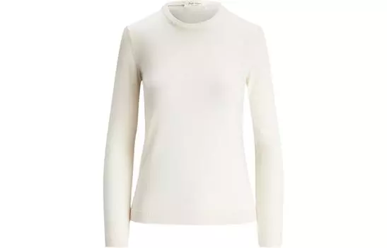 Ralph Lauren Collection SS24 кашемировый свитер женский, роскошный, кремовый