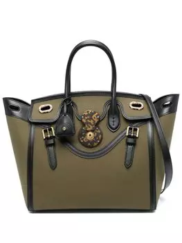 Ralph Lauren Collection сумка-тоут Soft Ricky 33, зеленый