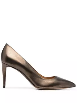 Ralph Lauren Collection туфли Armissa с эффектом металлик, золотистый