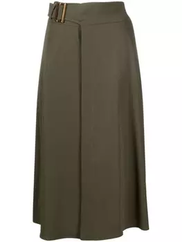 Ralph Lauren Collection юбка миди Annsley А-силуэта, зеленый