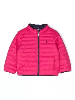 Ralph Lauren двусторонний пуховик, розовый