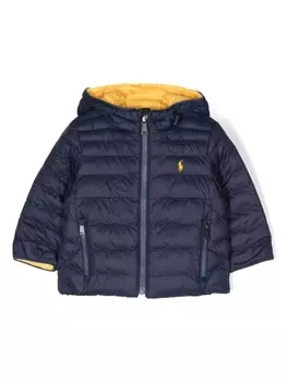 Ralph Lauren двусторонний пуховик, синий