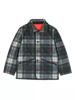 Ralph Lauren двусторонняя куртка в клетку, зеленый