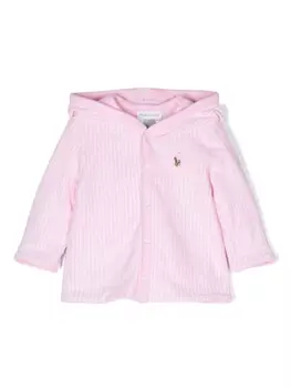 Ralph Lauren двусторонняя куртка в полоску, розовый