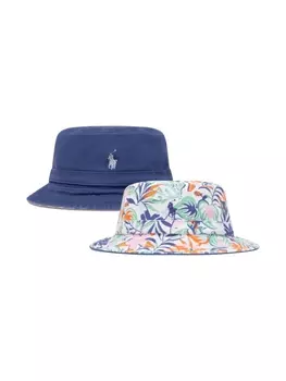 Ralph Lauren двусторонняя панама с принтом, синий