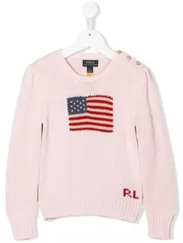 Ralph Lauren джемпер American Flag, розовый