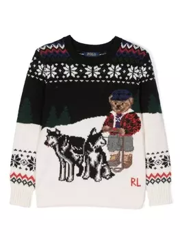 Ralph Lauren джемпер Polo Bear, белый