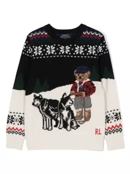 Ralph Lauren джемпер Polo Bear, черный