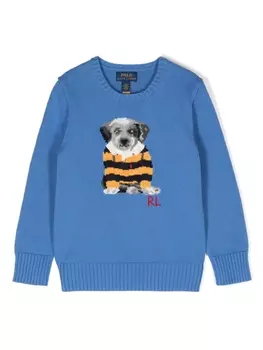 Ralph Lauren джемпер вязки интарсия, синий