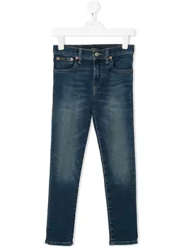 Ralph Lauren джинсы из вареного денима, синий