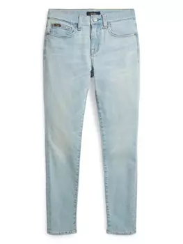 Ralph Lauren джинсы скинни с эффектом потертости, синий