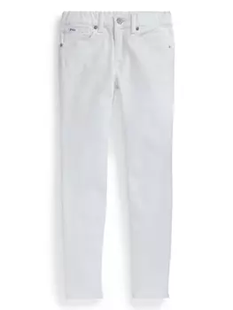 Ralph Lauren джинсы скинни с логотипом, белый