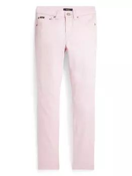 Ralph Lauren джинсы скинни с логотипом, розовый