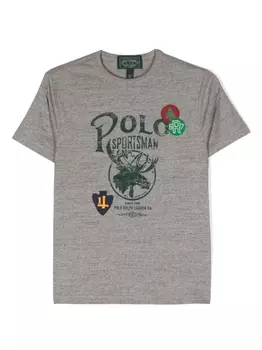 Ralph Lauren футболка Classic Fit Polo Sportsman, серый
