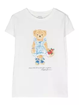 Ralph Lauren футболка Polo Bear, белый