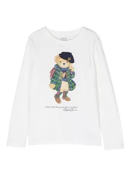 Ralph Lauren футболка Polo Bear, белый