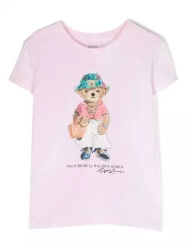 Ralph Lauren футболка Polo Bear, розовый