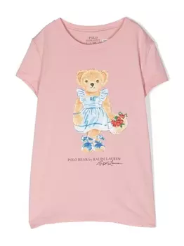Ralph Lauren футболка Polo Bear, розовый