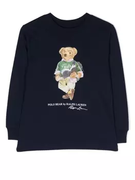 Ralph Lauren футболка Polo Pony с длинными рукавами, синий