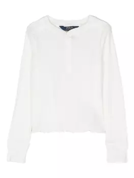 Ralph Lauren футболка с длинными рукавами, белый