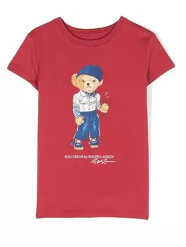 Ralph Lauren футболка с логотипом, красный