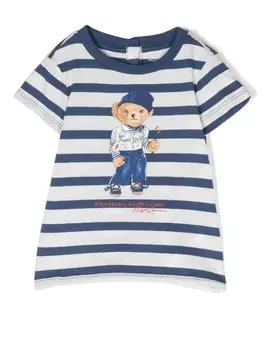 Ralph Lauren футболка с логотипом Polo Bear, белый