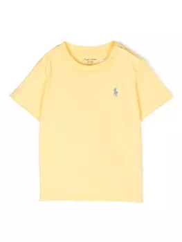Ralph Lauren футболка с логотипом Polo Pony, желтый
