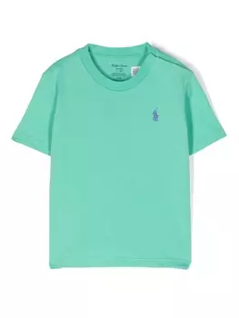 Ralph Lauren футболка с нашивкой-логотипом, зеленый