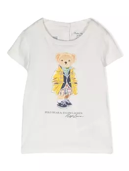 Ralph Lauren футболка с принтом, белый