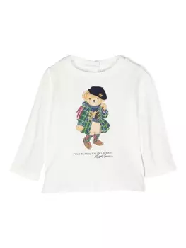 Ralph Lauren футболка с принтом, белый