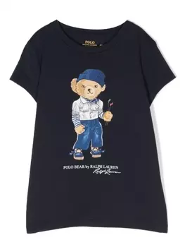 Ralph Lauren футболка с принтом, синий