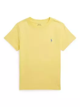 Ralph Lauren футболка с вышитым логотипом, желтый