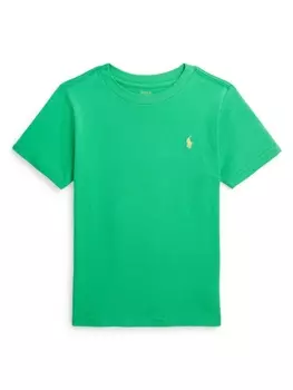 Ralph Lauren футболка с вышивкой Polo Pony, зеленый