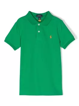 Ralph Lauren футболка с вышивкой Polo-Pony, зеленый