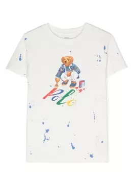 Ralph Lauren футболка Teddy Bear, белый