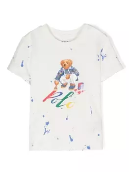 Ralph Lauren футболка Teddy Bear, белый