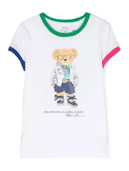 Ralph Lauren футболка Teddy Bear, белый