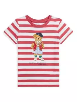 Ralph Lauren футболка в полоску, красный