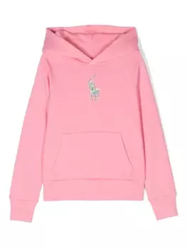 Ralph Lauren худи Floral Big Pony, розовый