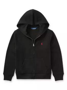Ralph Lauren худи Polo Pony на молнии, черный