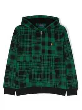 Ralph Lauren худи Polo Pony на молнии, черный