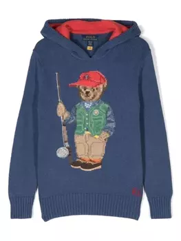 Ralph Lauren худи с графичным принтом, синий