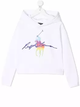 Ralph Lauren худи с логотипом, белый